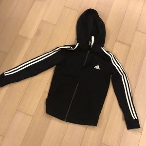 Adidas French terry zip hoodie. Classic style